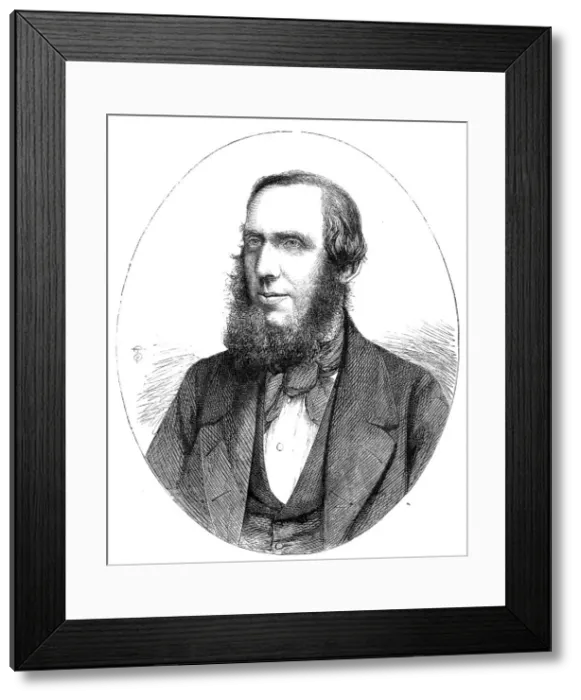 Framed Print : Mr. S. Laing, the new Finance Minister in India - from a photograph by John Watkin, 1860. Creator: Unknown Framed Print : Mr. S. Laing, the new Finance Minister in India - from a photograph by John Watkin, 1860. Creator: Unknown