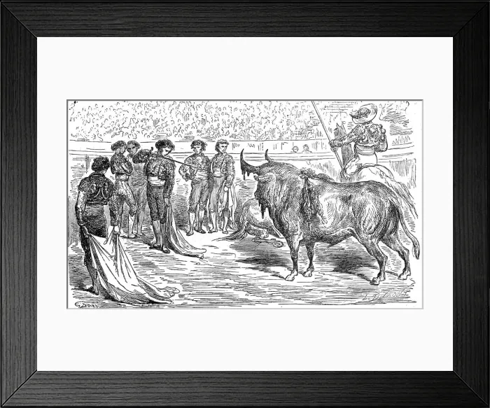 Framed Print : The Espada; Notes on Spain, 1875. Creator: Unknown Framed Print : The Espada; Notes on Spain, 1875. Creator: Unknown