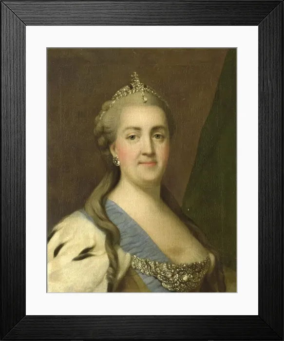 Framed Print : Catherine II (1729-96), Empress of Russia, 1749-1782. Creator: Vigilius Erichsen Framed Print : Catherine II (1729-96), Empress of Russia, 1749-1782. Creator: Vigilius Erichsen