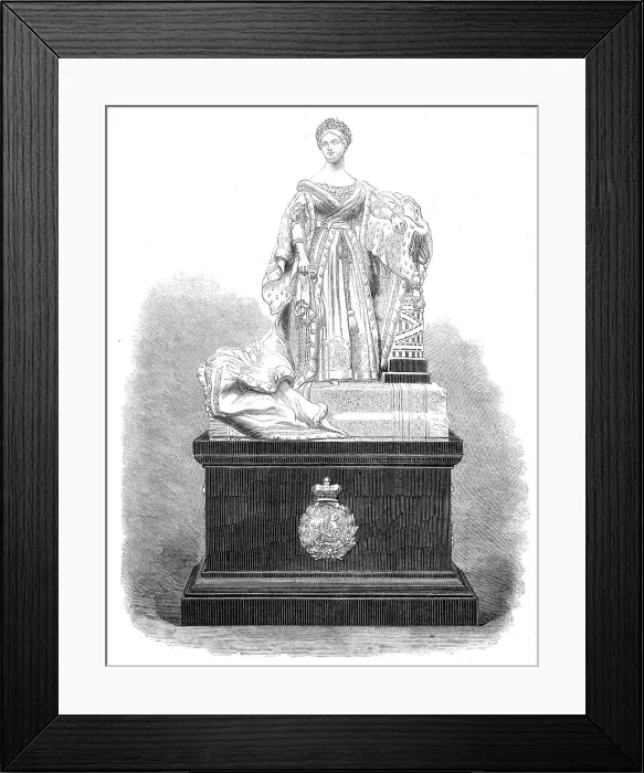 Framed Print : The Turner Prize Plate won by the St. George's Volunteer Corps, 1860. Creator: Unknown Framed Print : The Turner Prize Plate won by the St. George's Volunteer Corps, 1860. Creator: Unknown
