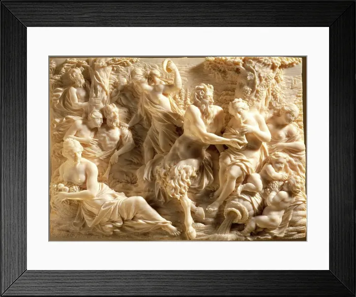 Framed Print : Pan and Nymphs, between c.1690 and c.1695. Creator: Ignaz Elhafen Framed Print : Pan and Nymphs, between c.1690 and c.1695. Creator: Ignaz Elhafen