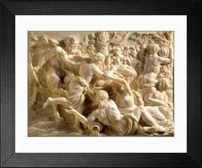 Framed Print : Pan Pursuing Syrinx, between c.1690 and c.1695. Creator: Ignaz Elhafen Framed Print : Pan Pursuing Syrinx, between c.1690 and c.1695. Creator: Ignaz Elhafen
