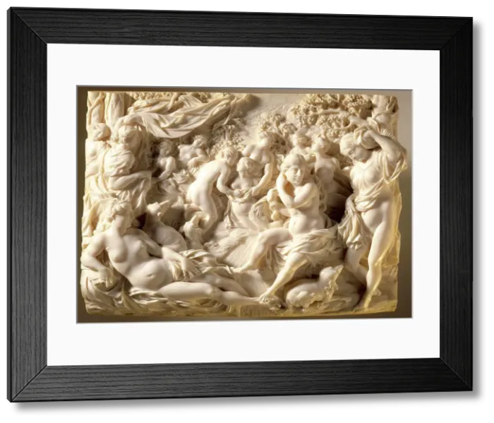 Framed Print : Diana and Callisto, between c.1690 and c.1695. Creator: Ignaz Elhafen Framed Print : Diana and Callisto, between c.1690 and c.1695. Creator: Ignaz Elhafen