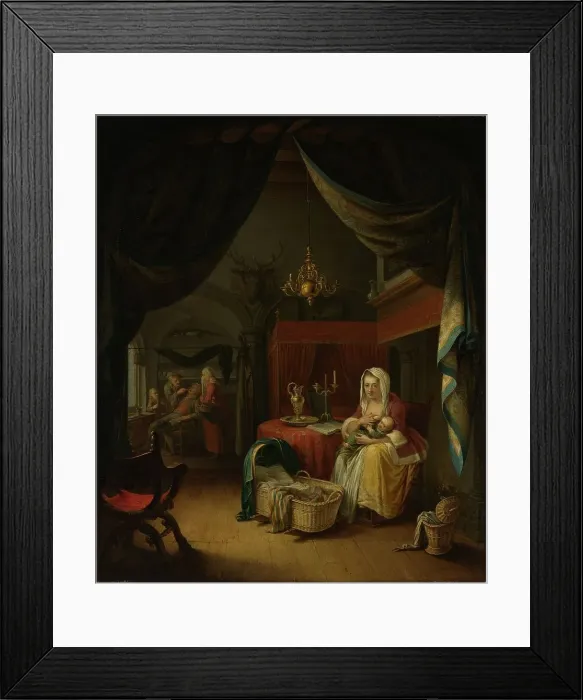 Framed Print : Triptych: Allegory of Art Training, c.1770. Creator: Willem Joseph Laquy Framed Print : Triptych: Allegory of Art Training, c.1770. Creator: Willem Joseph Laquy