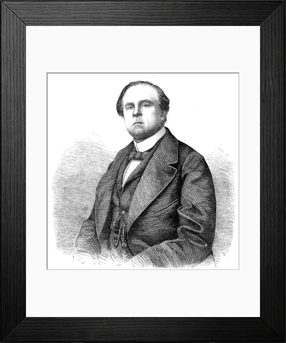 Framed Print : Don José de Salamanca, 1860. Creator: Unknown Framed Print : Don José de Salamanca, 1860. Creator: Unknown