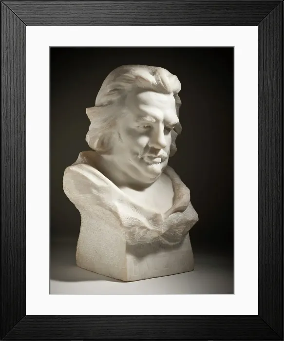 Framed Print : Portrait of Honoré de Balzac, 1899. Creator: Jean Alexandre Joseph Falguiere Framed Print : Portrait of Honoré de Balzac, 1899. Creator: Jean Alexandre Joseph Falguiere