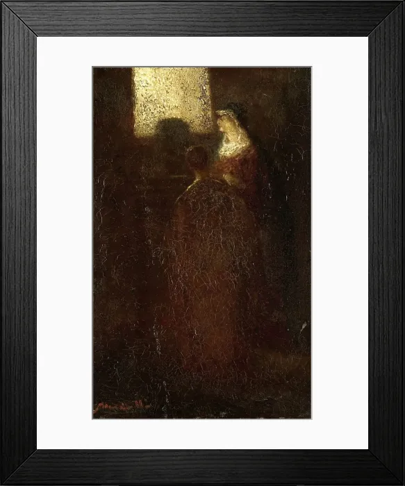 Framed Print : At the altar, 1870-1886. Creator: Adolphe Monticelli Framed Print : At the altar, 1870-1886. Creator: Adolphe Monticelli