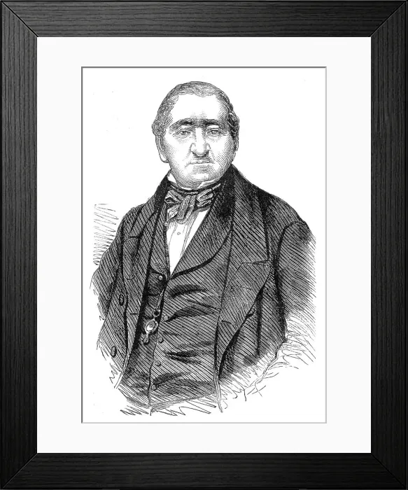 Framed Print : Edmund Buckley, Esq. of Manchester, 1860. Creator: Unknown Framed Print : Edmund Buckley, Esq. of Manchester, 1860. Creator: Unknown
