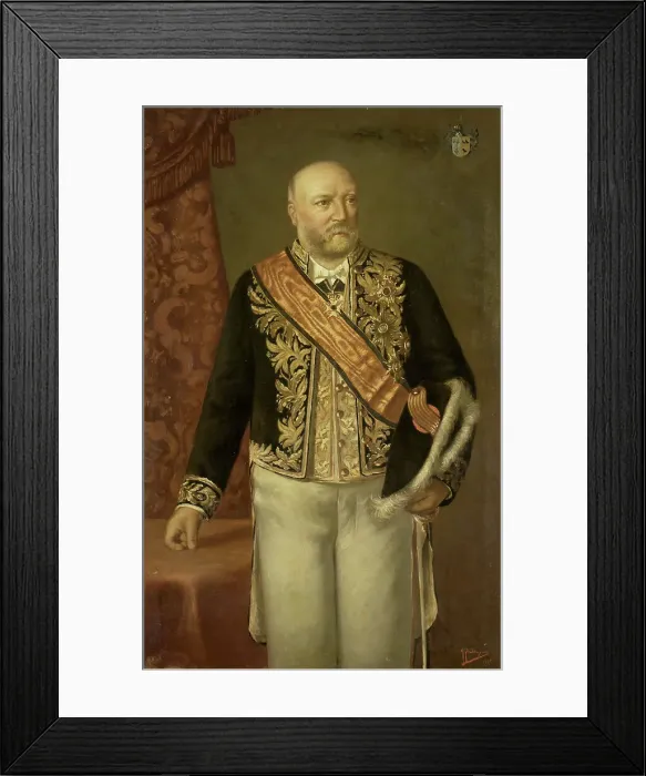 Framed Print : Cornelis Pijnacker Hordijk (1847-1908). Gouverneur-generaal (1888-93), 1895. Creator: Adriaan Johannes Petrus Boudewijnse Framed Print : Cornelis Pijnacker Hordijk (1847-1908). Gouverneur-generaal (1888-93), 1895. Creator: Adriaan Johannes Petrus Boudewijnse