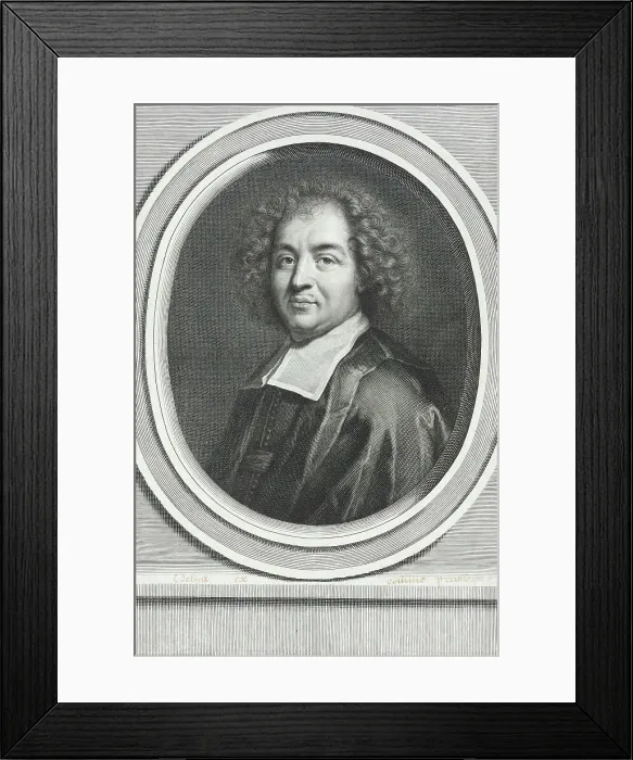 Framed Print : Louis Moreri, c1680. Creator: Gerard Edelinck Framed Print : Louis Moreri, c1680. Creator: Gerard Edelinck