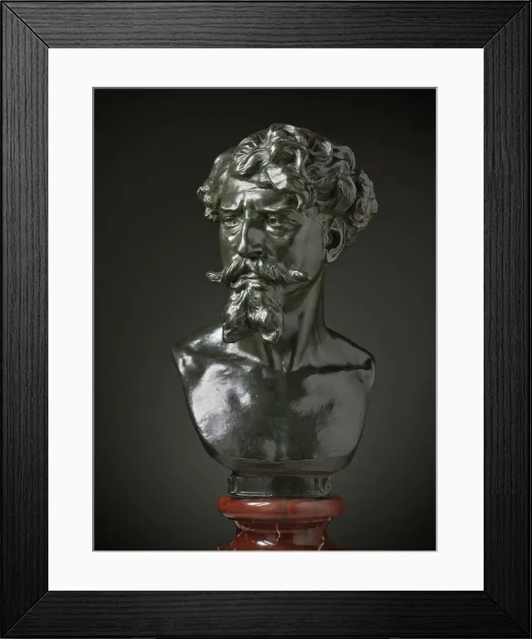 Framed Print : Portrait of the Artist Pierre-François-Eugène Giraud (image 1 of 4), 1862. Creator: Jean-Baptiste Carpeaux Framed Print : Portrait of the Artist Pierre-François-Eugène Giraud (image 1 of 4), 1862. Creator: Jean-Baptiste Carpeaux