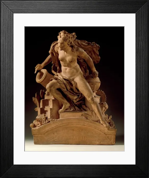 Framed Print : The City of Valenciennes Defending the Fatherland in 1793, between 1869 and 1873. Creator: Jean-Baptiste Carpeaux Framed Print : The City of Valenciennes Defending the Fatherland in 1793, between 1869 and 1873. Creator: Jean-Baptiste Carpeaux