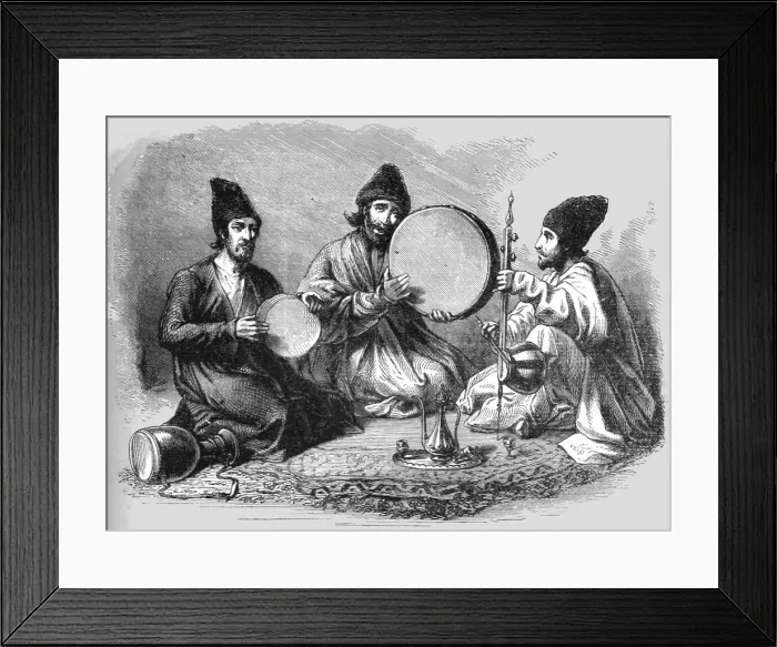 Framed Print : Persians of Bussorah; Journeyings in Mesopotamia, 1875. Creator: Unknown Framed Print : Persians of Bussorah; Journeyings in Mesopotamia, 1875. Creator: Unknown