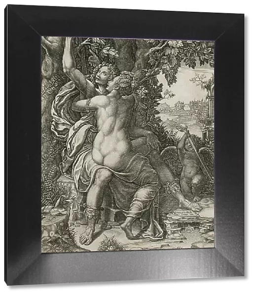 Angelica and Medor, c1570. Creator: Giorgio Ghisi