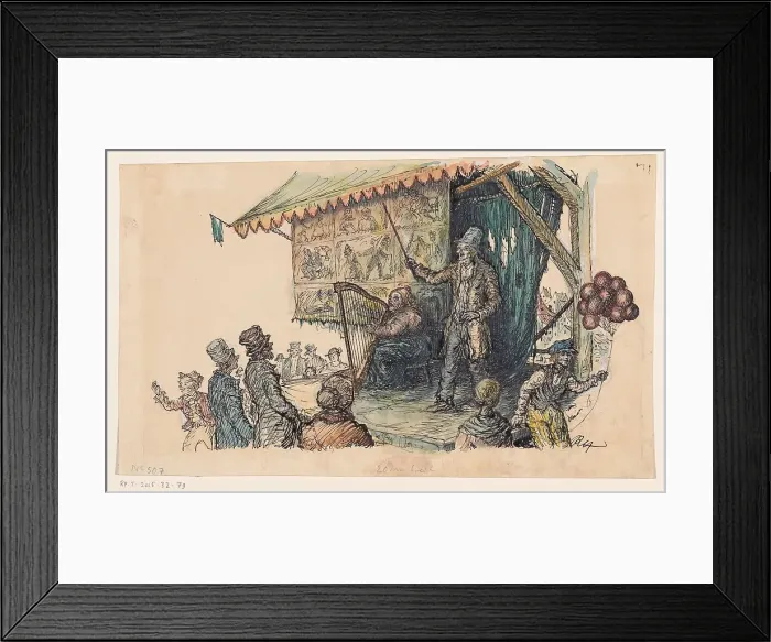 Framed Print : Kermis Fair singer, 1900-1999. Creator: Unknown Framed Print : Kermis Fair singer, 1900-1999. Creator: Unknown