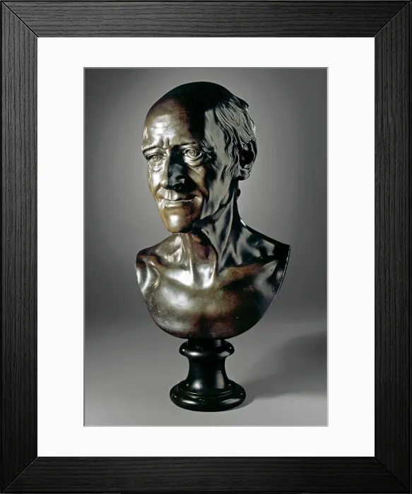 Framed Print : Portrait of Voltaire (François-Marie Arouet [1694 - 1778]) (image 1 of 6), c.1778. Creator: Jean-Baptiste Pigalle