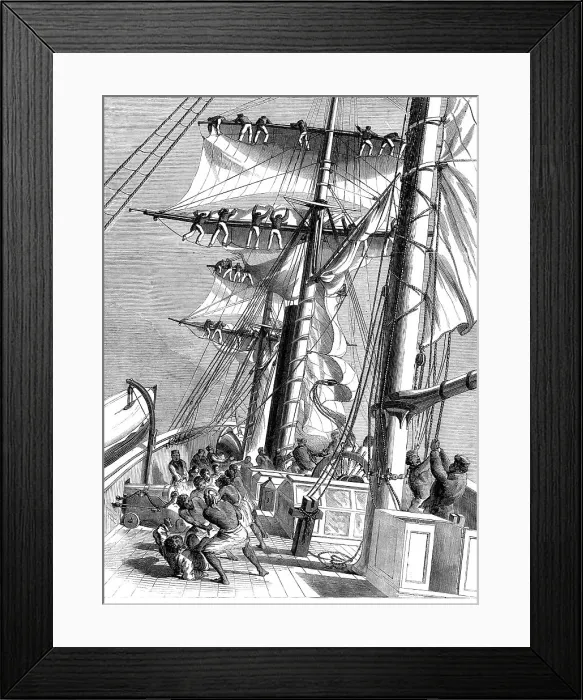 Framed Print : The Livingstone Expedition in Africa - H.M.S. Lynx'... 1860. Creator: Unknown. The Livingstone Expedition in Africa - H.M.S. Lynx'... 1860. Creator: Unknown Framed Print : The Livingstone Expedition in Africa - H.M.S. Lynx'... 1860. Creator: Unknown. The Livingstone Expedition in Africa - H.M.S. Lynx'... 1860. Creator: Unknown