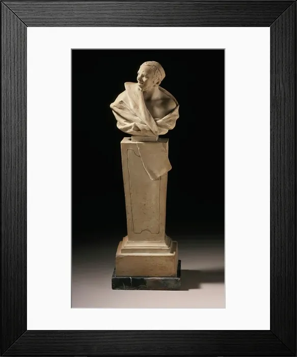 Framed Print : Democritus, the Laughing Philosopher, between c.1750 and c.1757. Creator: Johann Christoph Ludwig Lücke Framed Print : Democritus, the Laughing Philosopher, between c.1750 and c.1757. Creator: Johann Christoph Ludwig Lücke