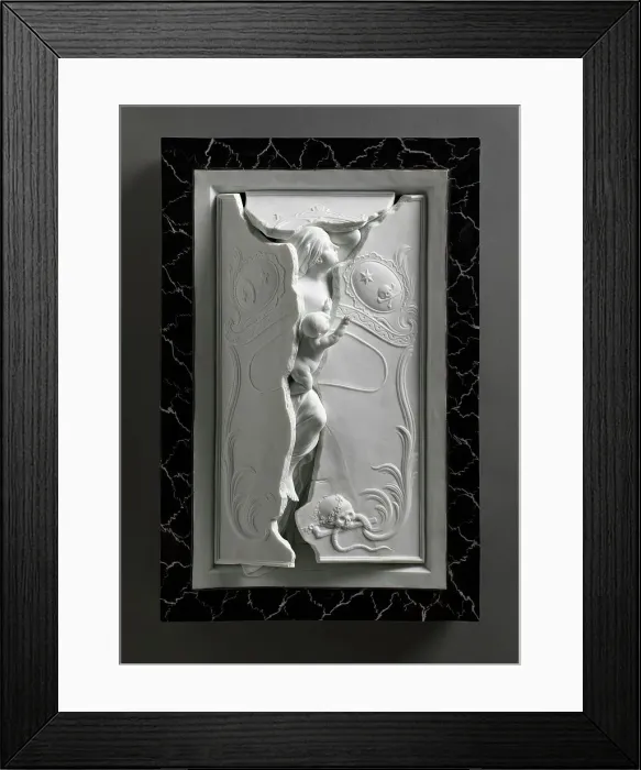 Framed Print : Tomb of Maria Magdalena Langhans, c.1780. Creators: John Augustus Nahl, Niderviller Porcelain Factory Framed Print : Tomb of Maria Magdalena Langhans, c.1780. Creators: John Augustus Nahl, Niderviller Porcelain Factory