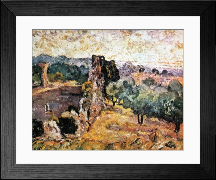 Framed Print : In the South of France, 1909. Artist: Louis Valtat Framed Print : In the South of France, 1909. Artist: Louis Valtat