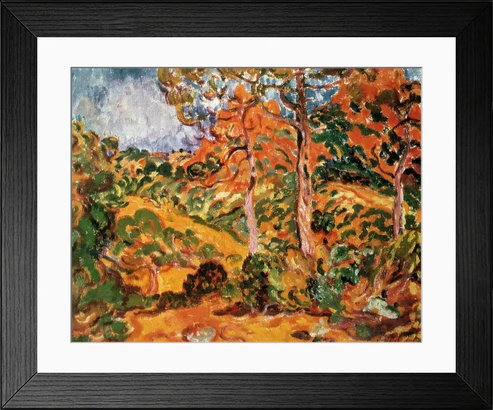 Framed Print : Sunlight under the Trees, 1908-1909. Artist: Louis Valtat Framed Print : Sunlight under the Trees, 1908-1909. Artist: Louis Valtat