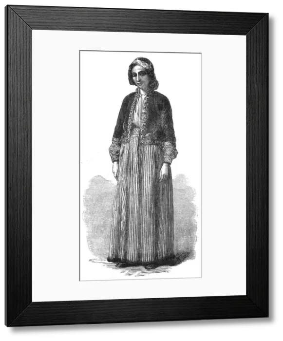 Framed Print : Girl of Baghdad; Journeyings in Mesopotamia, 1875. Creator: Unknown Framed Print : Girl of Baghdad; Journeyings in Mesopotamia, 1875. Creator: Unknown