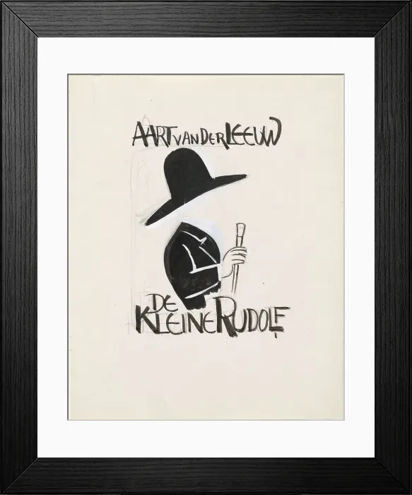 Framed Print : Design for a book cover for: Aart van der Leeuw, De kleine Rudolf, 1930, 1928-1930. Creator: Leo Gestel Framed Print : Design for a book cover for: Aart van der Leeuw, De kleine Rudolf, 1930, 1928-1930. Creator: Leo Gestel