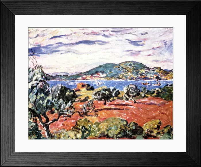 Framed Print : Antheor Bay, 1906-1907. Artist: Louis Valtat Framed Print : Antheor Bay, 1906-1907. Artist: Louis Valtat