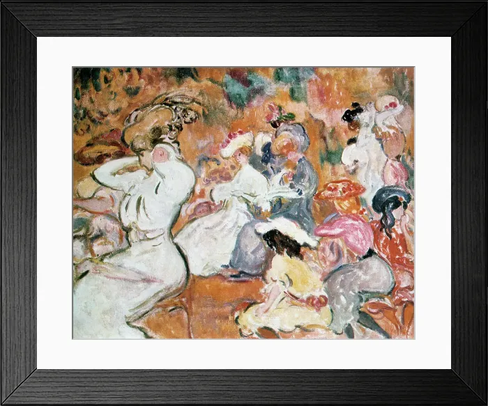 Framed Print : Young Women in the Garden, c1898. Artist: Louis Valtat Framed Print : Young Women in the Garden, c1898. Artist: Louis Valtat