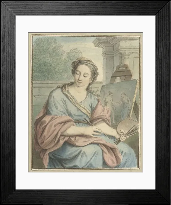 Framed Print : The Painting, 1703-1775. Creator: Louis Fabritius Dubourg Framed Print : The Painting, 1703-1775. Creator: Louis Fabritius Dubourg