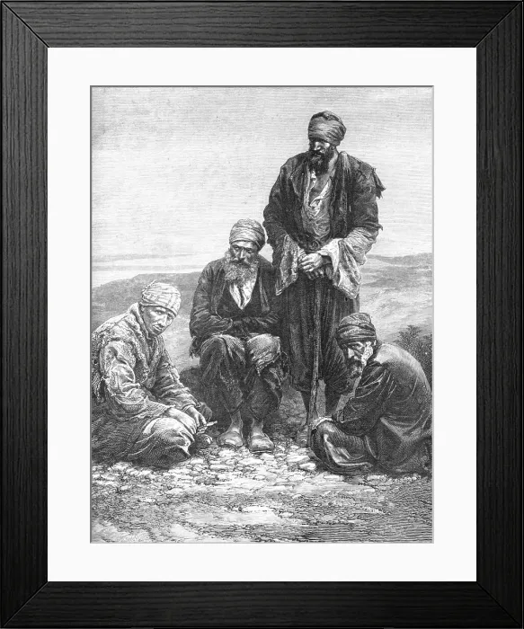 Framed Print : Jews of Mesopotamia; Journeyings in Mesopotamia, 1875. Creator: Unknown Framed Print : Jews of Mesopotamia; Journeyings in Mesopotamia, 1875. Creator: Unknown