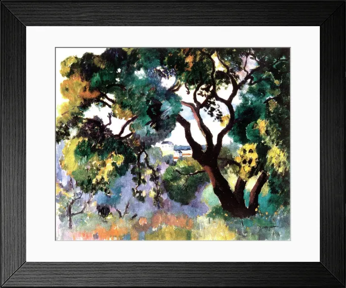 Framed Print : Landscape at St Tropez, 1905. Artist: Henri Manguin Framed Print : Landscape at St Tropez, 1905. Artist: Henri Manguin