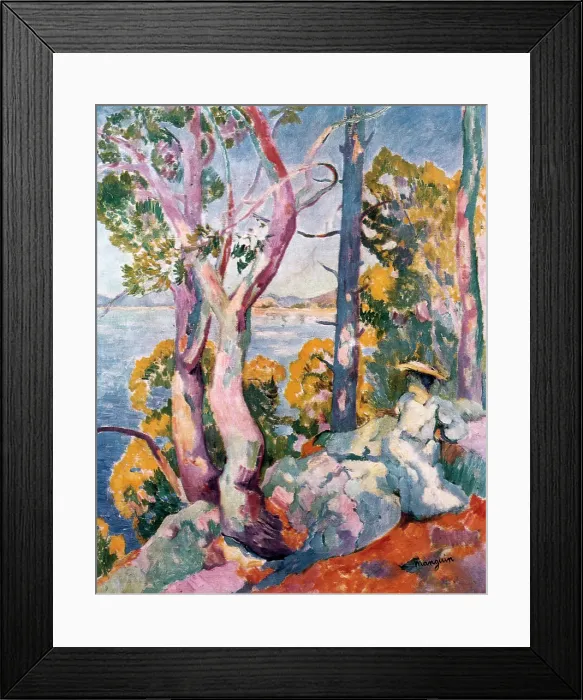 Framed Print : Morning at Cavaliere'. 1906. Artist: Henri Manguin Framed Print : Morning at Cavaliere'. 1906. Artist: Henri Manguin