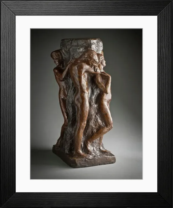 Framed Print : The Solitude of the Soul (image 2 of 3), Modeled 1901 / cast 1994. Creator: Lorado Taft Framed Print : The Solitude of the Soul (image 2 of 3), Modeled 1901 / cast 1994. Creator: Lorado Taft