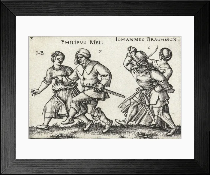 Framed Print : May and June, between 1546 and 1547. Creator: Sebald Beham Framed Print : May and June, between 1546 and 1547. Creator: Sebald Beham