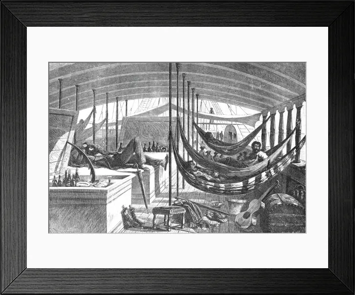Framed Print : Steamboat travelling on the Orinoco; A Journey up the Orinoco, 1875. Creator: Unknown Framed Print : Steamboat travelling on the Orinoco; A Journey up the Orinoco, 1875. Creator: Unknown