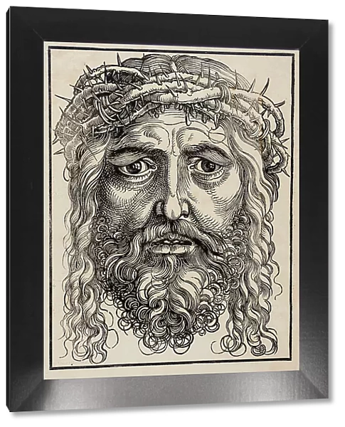 The Head of Christ Crowned with Thorns, c1520. Creator: Sebald Beham