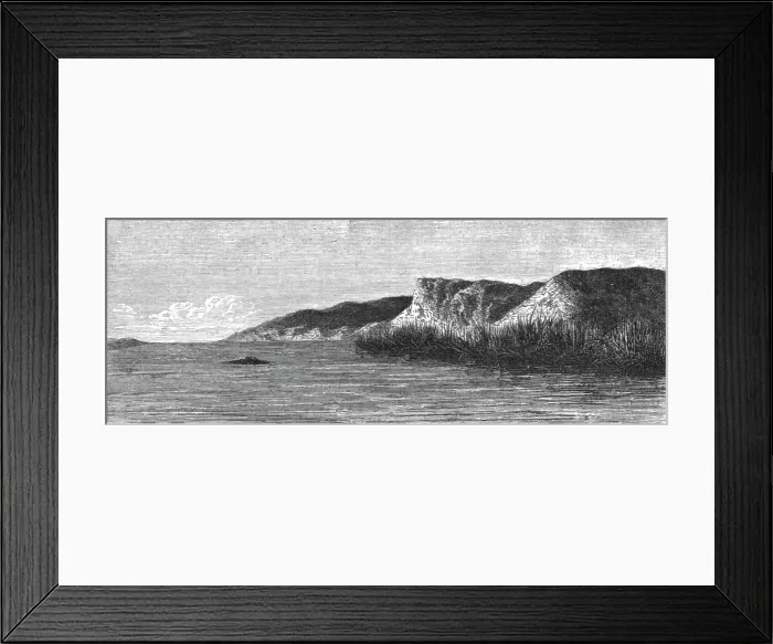 Framed Print : View on the Tigris, near Djebar; Journeyings in Mesopotamia, 1875. Creator: Unknown Framed Print : View on the Tigris, near Djebar; Journeyings in Mesopotamia, 1875. Creator: Unknown