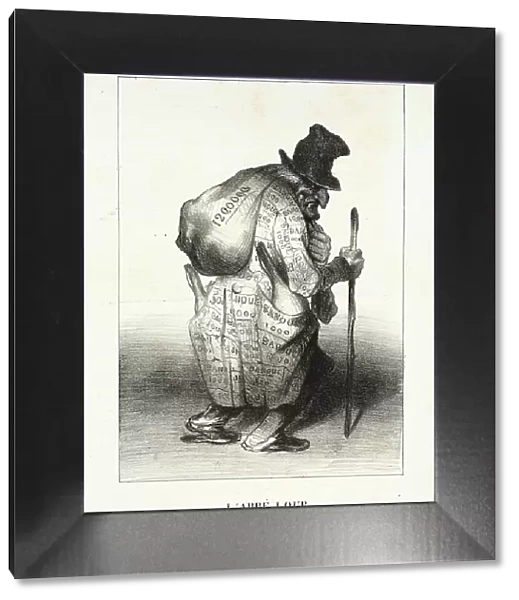 L'Abbé Loup en pauvre Contrebandier, 1833. Creator: Honore Daumier