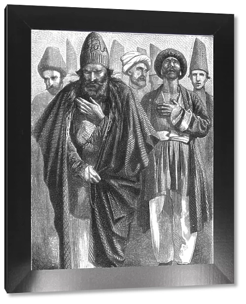 Dervish and penitent, Russian Geogia; A Journey on the Volga, 1875. Creator: Nicholas Rowe