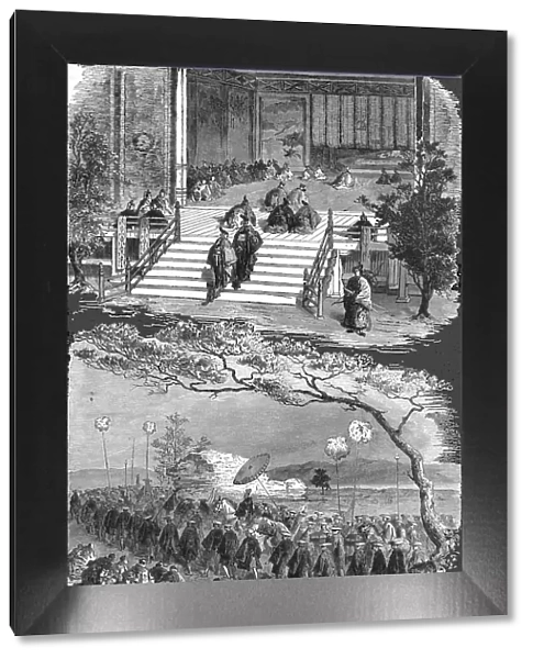 Visit of the Tycoon to the Mikado, at Kioto; A European Sojourn in Japan, 1875. Creator: Unknown