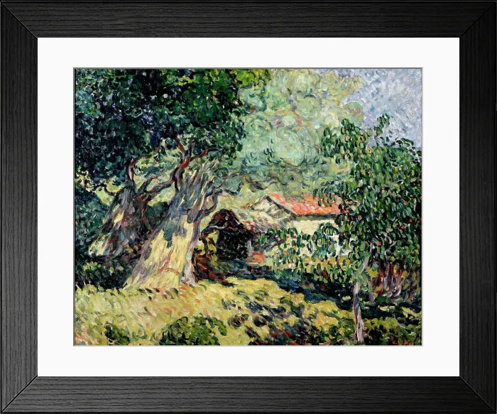 Framed Print : A Hut in the Forest, 1906. Artist: Louis Valtat Framed Print : A Hut in the Forest, 1906. Artist: Louis Valtat