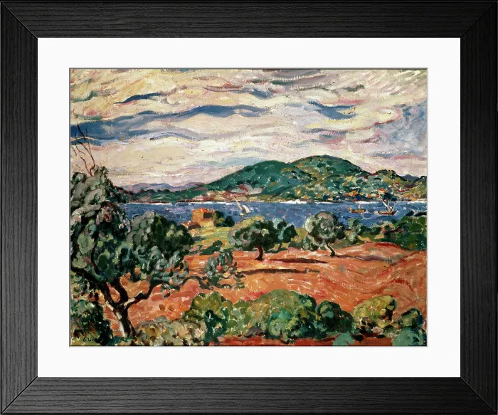 Framed Print : The Anthéor Bay, c1906. Artist: Louis Valtat Framed Print : The Anthéor Bay, c1906. Artist: Louis Valtat