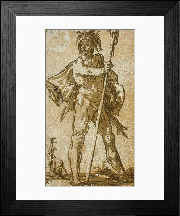Framed Print : Mars, between circa 1588 and circa 1590. Creator: Hendrik Goltzius Framed Print : Mars, between circa 1588 and circa 1590. Creator: Hendrik Goltzius