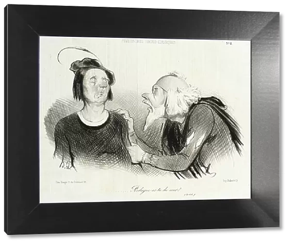 Rodrigue as-tu du coeur? (Le Cid), 1841. Creator: Honore Daumier