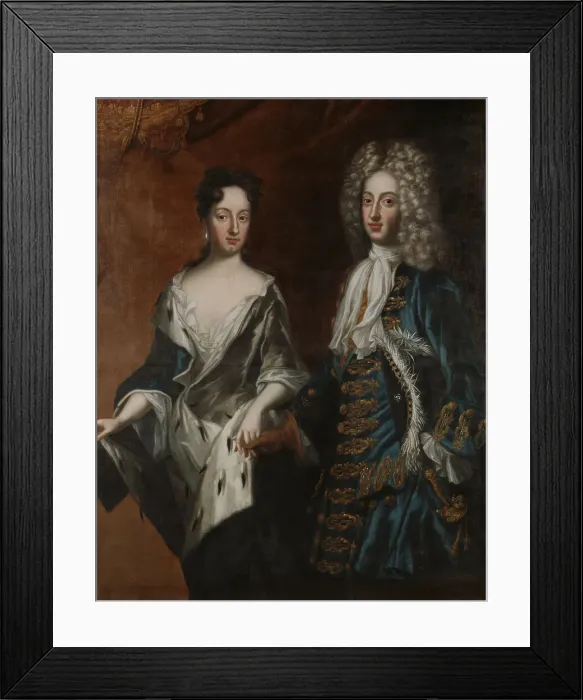Framed Print : Frederick IV, Duke of Holstein-Gottorp, and Princess Hedvig Sophia, 1700. Creator: David von Krafft Framed Print : Frederick IV, Duke of Holstein-Gottorp, and Princess Hedvig Sophia, 1700. Creator: David von Krafft