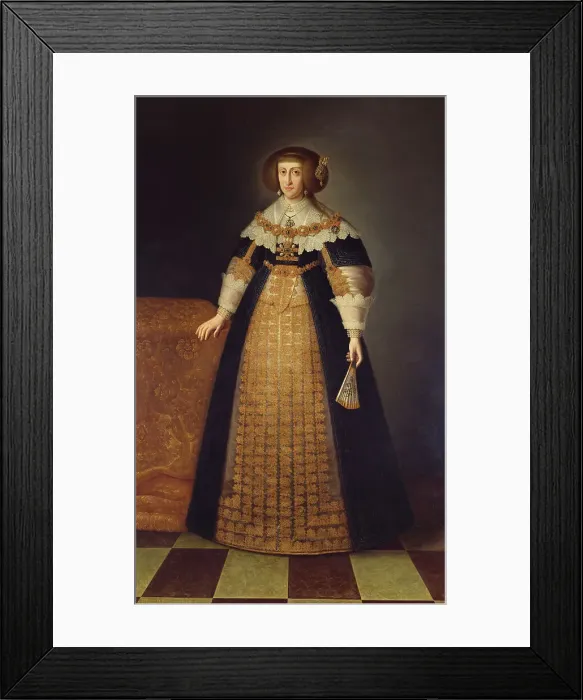 Framed Print : Cecilia Renata, Archduchess of Austria, Queen of Poland, c.1640. Creator: Peter Danckerts de Rij Framed Print : Cecilia Renata, Archduchess of Austria, Queen of Poland, c.1640. Creator: Peter Danckerts de Rij