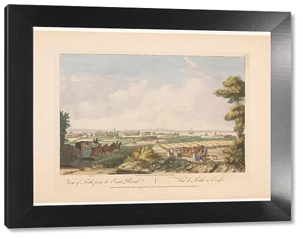View of Leith from the East Road, Scotland, 1753. Creator: Paul Sandby