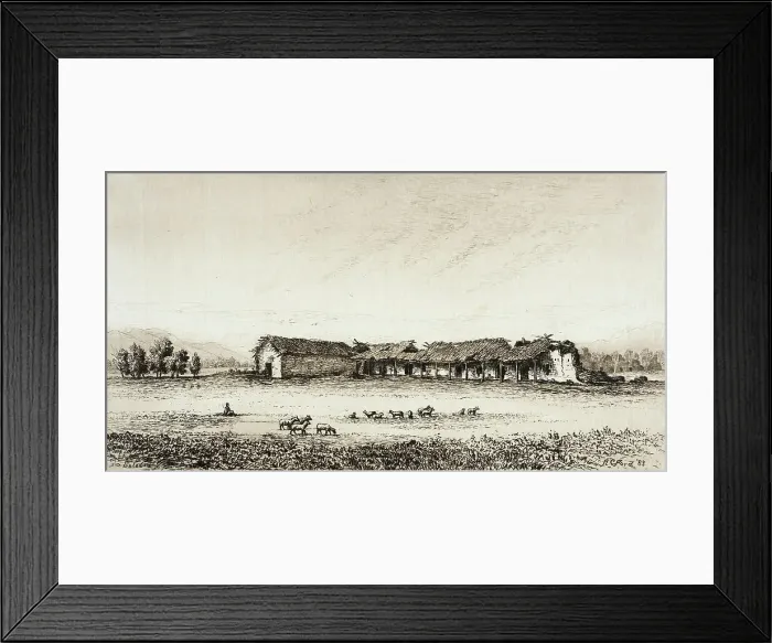 Framed Print : Na. Sa. de la Soledad, Published in 1883. Creator: Henry Chapman Ford Framed Print : Na. Sa. de la Soledad, Published in 1883. Creator: Henry Chapman Ford