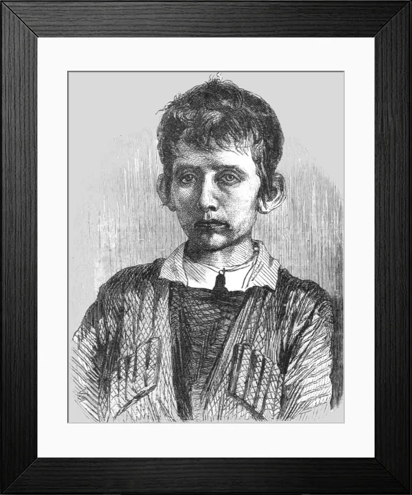 Framed Print : Boy of the Nogai Tribe; The Caucasus, 1875. Creator: Unknown Framed Print : Boy of the Nogai Tribe; The Caucasus, 1875. Creator: Unknown